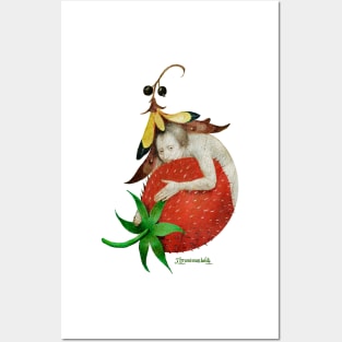 Strawberry Lover - Hieronymus Bosch Posters and Art